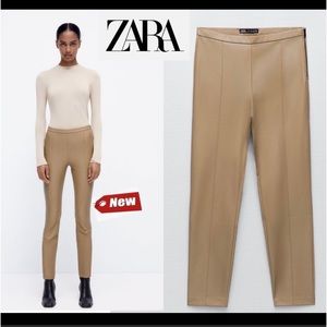 Zara leather pants
